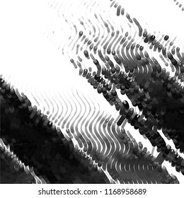 Black and white grunge stripe line vector background. Abstract halftone illustration background.Spotted grunge grid background pattern
