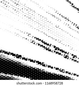 Black and white grunge stripe line vector background. Abstract halftone illustration background.Spotted grunge grid background pattern
