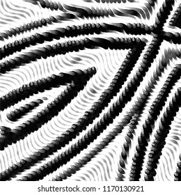 Black and white grunge stripe line vector background. Abstract halftone illustration background.Spotted grunge grid background pattern
