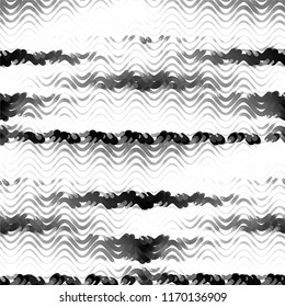 Black and white grunge stripe line vector background. Abstract halftone illustration background.Spotted grunge grid background pattern
