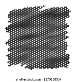 Black and white grunge stripe line vector background. Abstract halftone illustration background.Spotted grunge grid background pattern
