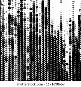 Black and white grunge stripe line vector background. Abstract halftone illustration background.Spotted grunge grid background pattern
