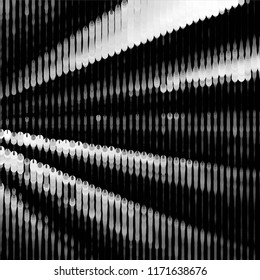 Black and white grunge stripe line vector background. Abstract halftone illustration background.Spotted grunge grid background pattern
