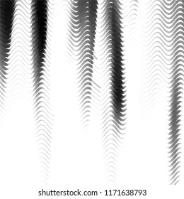 Black and white grunge stripe line vector background. Abstract halftone illustration background.Spotted grunge grid background pattern

