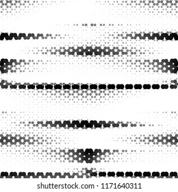 Black and white grunge stripe line vector background. Abstract halftone illustration background.Spotted grunge grid background pattern
