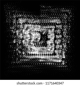Black and white grunge stripe line vector background. Abstract halftone illustration background.Spotted grunge grid background pattern
