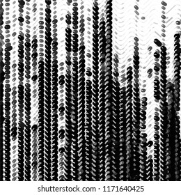 Black and white grunge stripe line vector background. Abstract halftone illustration background.Spotted grunge grid background pattern
