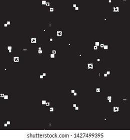 Black and white grunge stripe line vector background. Abstract halftone illustration background. Grunge grid background pattern