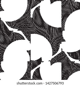 Black and white grunge stripe line vector background. Abstract halftone illustration background. Grunge grid background pattern