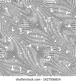 Black and white grunge stripe line vector background. Abstract halftone illustration background. Grunge grid background pattern