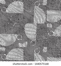 Black and white grunge stripe line vector background. Abstract halftone illustration background. Grunge grid background pattern