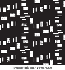 Black and white grunge stripe line vector background. Abstract halftone illustration background. Grunge grid background pattern