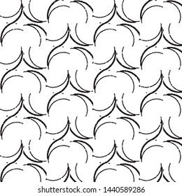 Black and white grunge stripe line vector background. Abstract halftone illustration background. Grunge grid background pattern