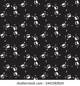 Black and white grunge stripe line vector background. Abstract halftone illustration background. Grunge grid background pattern