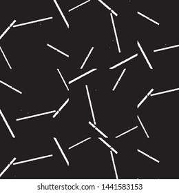 Black and white grunge stripe line vector background. Abstract halftone illustration background. Grunge grid background pattern