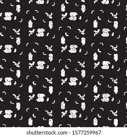 Black and white grunge stripe line vector background. Abstract halftone illustration background.Spotted grunge grid background pattern