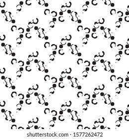Black and white grunge stripe line vector background. Abstract halftone illustration background.Spotted grunge grid background pattern