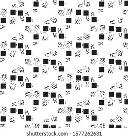 Black and white grunge stripe line vector background. Abstract halftone illustration background.Spotted grunge grid background pattern