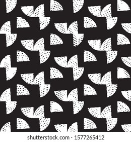 Black and white grunge stripe line vector background. Abstract halftone illustration background.Spotted grunge grid background pattern