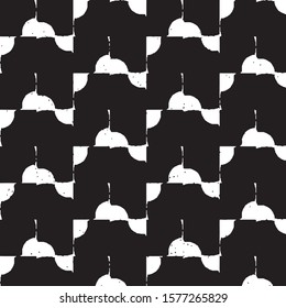 Black and white grunge stripe line vector background. Abstract halftone illustration background.Spotted grunge grid background pattern