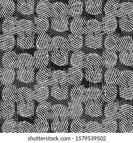 Black and white grunge stripe line vector background. Abstract halftone illustration background. Grunge grid background pattern