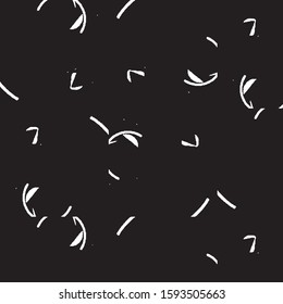 Black and white grunge stripe line vector background. Abstract halftone illustration background. Grunge grid background pattern
