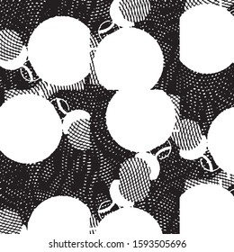 Black and white grunge stripe line vector background. Abstract halftone illustration background. Grunge grid background pattern