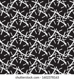 Black and white grunge stripe line vector background. Abstract halftone illustration background. Grunge grid background pattern
