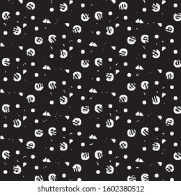 Black and white grunge stripe line vector background. Abstract halftone illustration background. Grunge grid background pattern