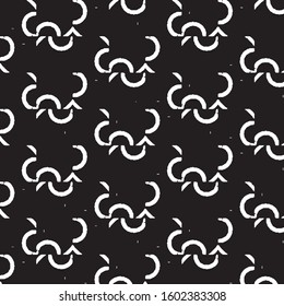 Black and white grunge stripe line vector background. Abstract halftone illustration background. Grunge grid background pattern