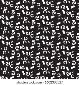 Black and white grunge stripe line vector background. Abstract halftone illustration background. Grunge grid background pattern