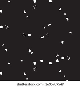 Black and white grunge stripe line vector background. Abstract halftone illustration background. Grunge grid background pattern