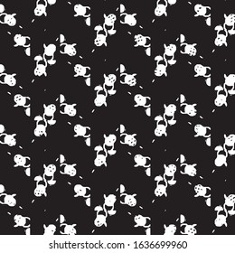 Black and white grunge stripe line vector background. Abstract halftone illustration background. Grunge grid background pattern