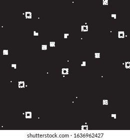 Black and white grunge stripe line vector background. Abstract halftone illustration background. Grunge grid background pattern