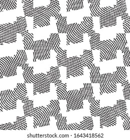 Black and white grunge stripe line vector background. Abstract halftone illustration background. Grunge grid background pattern