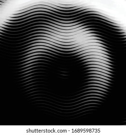 Black and white grunge stripe line vector background. Abstract halftone illustration background. Grunge grid background pattern