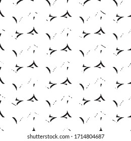 Black and white grunge stripe line vector background. Abstract halftone illustration background. Grunge grid background pattern