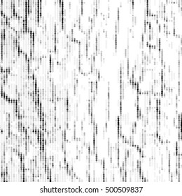 Black and white grunge striped background for web design. Abstract grunge grid polka dot background pattern. Spotted line vector illustration