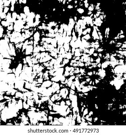 Black and white Grunge texture. 