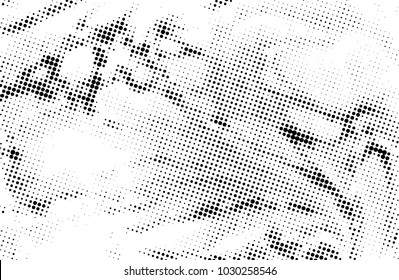 Black and white grunge texture. Abstract halftone background. Vector pattern