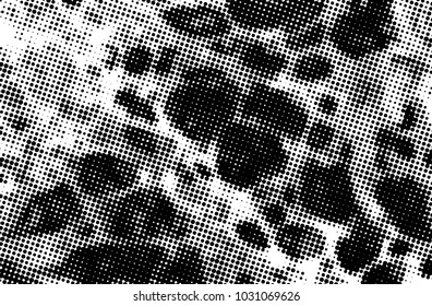 Black and white grunge texture. Abstract halftone background. Vector pattern.