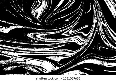 Black and white grunge texture. Abstract halftone background. Vector pattern.