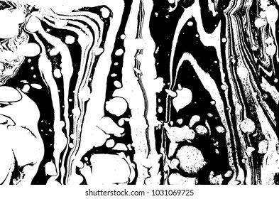 Black and white grunge texture. Abstract halftone background. Vector pattern.