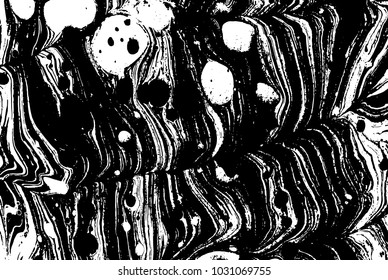 Black and white grunge texture. Abstract halftone background. Vector pattern.