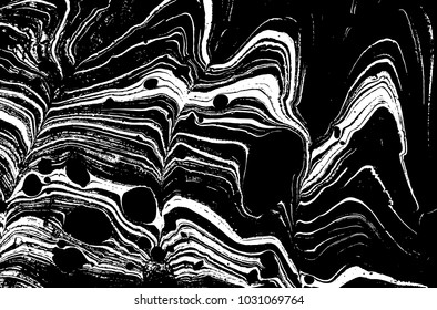 Black and white grunge texture. Abstract halftone background. Vector pattern.