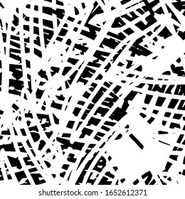 Black and white grunge texture. Abstract monochrome background