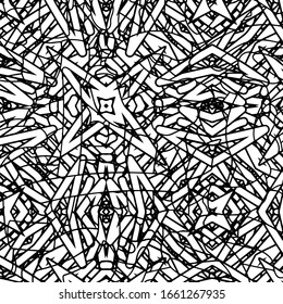 Black and white grunge texture. Abstract monochrome background