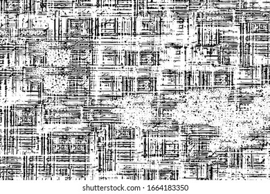 Black and white grunge texture. Abstract monochrome background