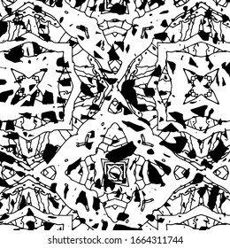 Textura de grano negro y blanco. Fondo monocromo abstracto