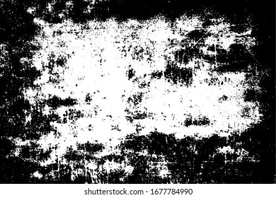 Schwarz-Weiß-Grunge-Textur. Abstrakter einfarbiger Hintergrund